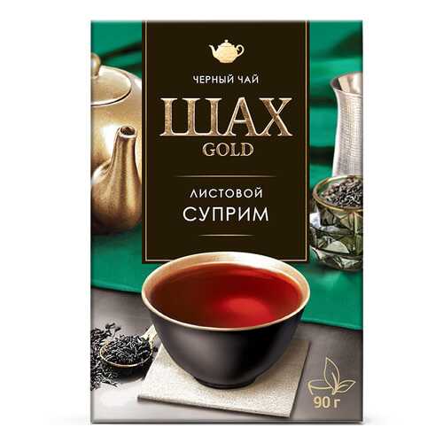 Чай черный листовой Шах Gold Суприм 90 г в Да