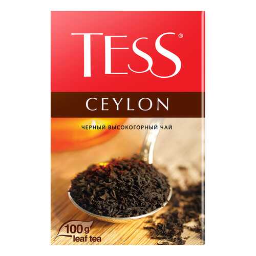Чай черный листовой Tess Ceylon 100 г в Да