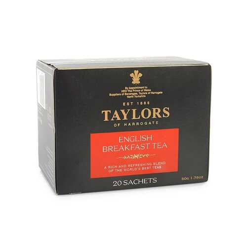 Чай черный Taylors of Harrogate Английский завтрак 20*2.5 г в Да