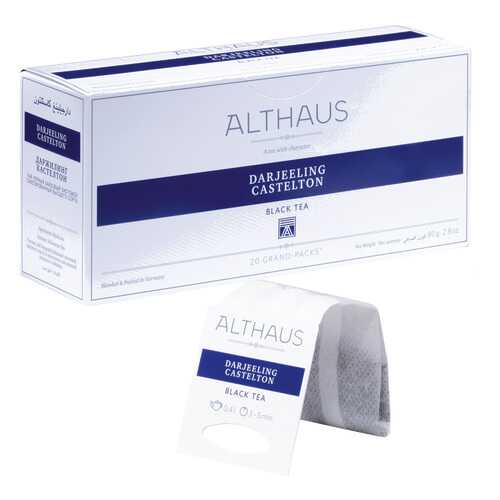 Чай черный в пакетах для чайника Althaus Darjeeling Castelton 20*4 г в Да