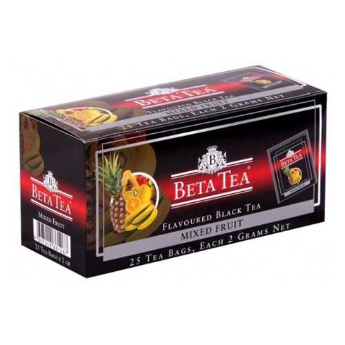 Чай черный в пакетиках для чашки Beta Tea мультифрукт 25*2 г в Да