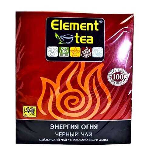 Чай Элемент черный 100 пакетов в Да
