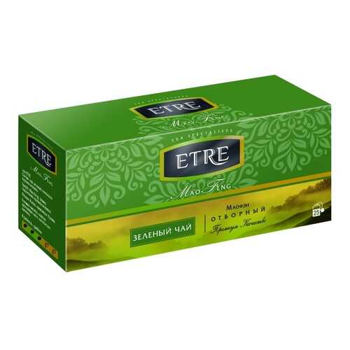 Чай Etre Mao Feng, зеленый, 25 пакетиков в Да