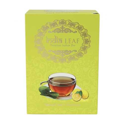 Чай India leaf Черный с лимоном, среднелистовой с добавками, 100 гр в Да