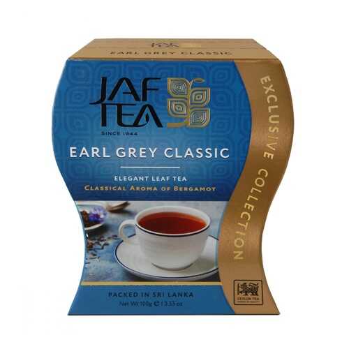 Чай Jaf Tea Earl Grey Classic черный листовой с бергамотом 100 г в Да
