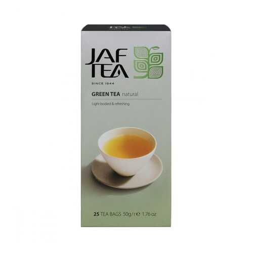 Чай Jaf Tea Green Natural зеленый 25 пакетиков в Да