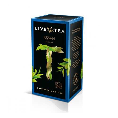 Чай Live Tea Assam черный 25 пакетиков в Да