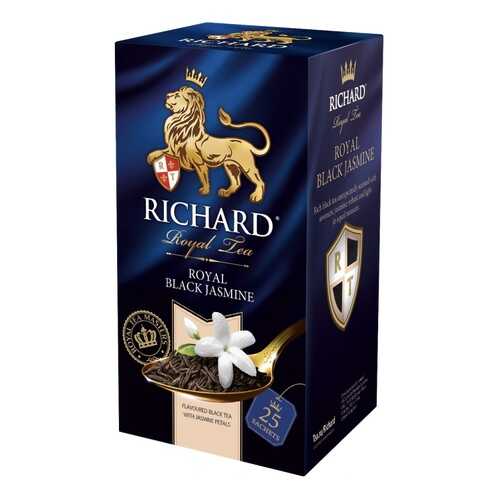 Чай Richard Royal Black Jasmine черный с жасмином 25 пакетиков в Да
