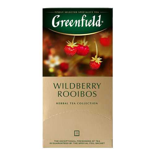 Чай травяной Greenfield Wildberry Rooibos 25 пакетиков в Да