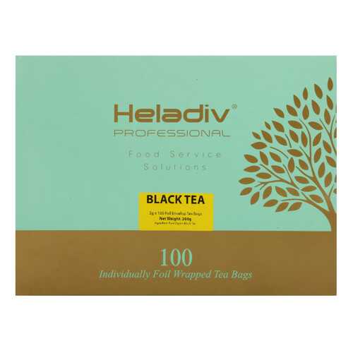 Чай в пакетиках Heladiv professional line black 100 пакетов в саше в Да