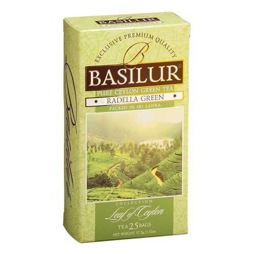 Чай зеленый Basilur radella green 25 пакетиков в Да