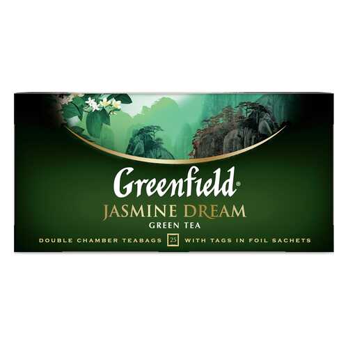 Чай зеленый Greenfield Jasmine Dream 25 пакетиков в Да