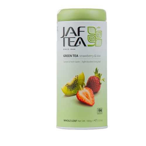 Чай зеленый JAF TEA Strawberry Kiwi с ароматом клубники и киви 100г Шри-Ланка в Да
