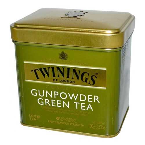 Чай зеленый Twinings ганпаудер байховый крупнолистовой 100 г в Да