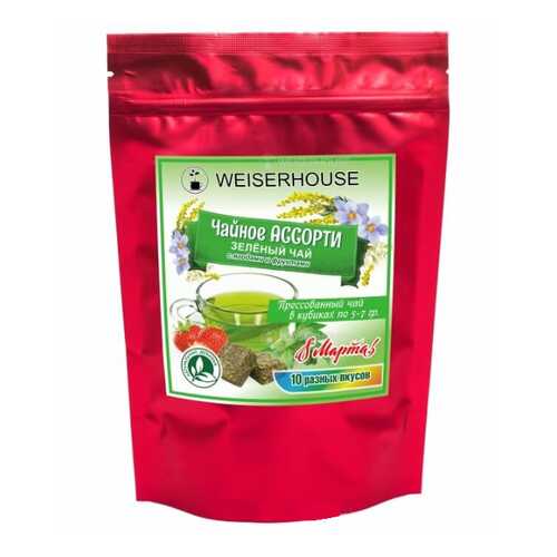Чай зеленый WeiserHouse чайное ассорти кубики 5-7 г 10 шт в Да
