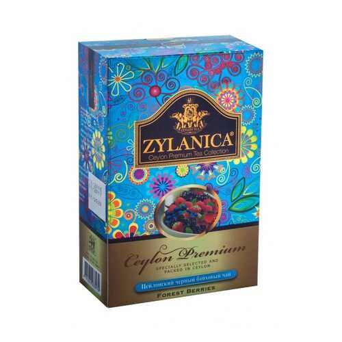 Чай Zylanica Ceylon Premium Forest Berries черный байховый с лесными ягодами 100 г в Да
