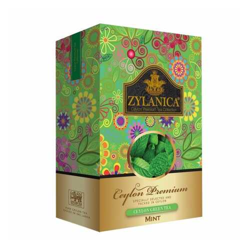 Чай Zylanica Ceylon Premium зеленый листовой с мятой 100 г в Да