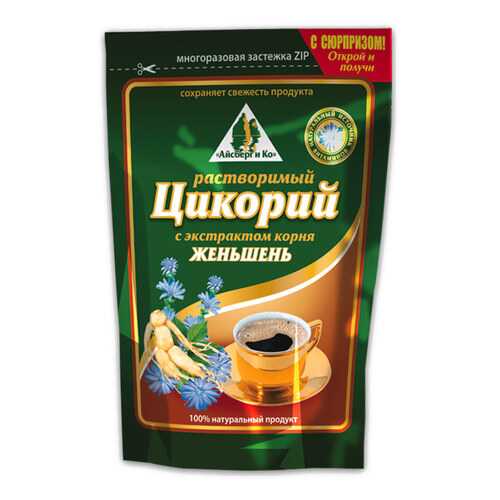Цикорий Айсберг и Ко с экстрактом корня женьшень м/у 100 г в Да