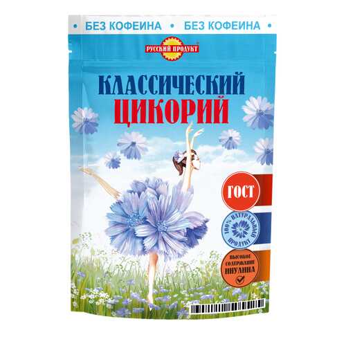 Цикорий натуральный растворимый порошкообразный Русский Продукт 85 г в Да