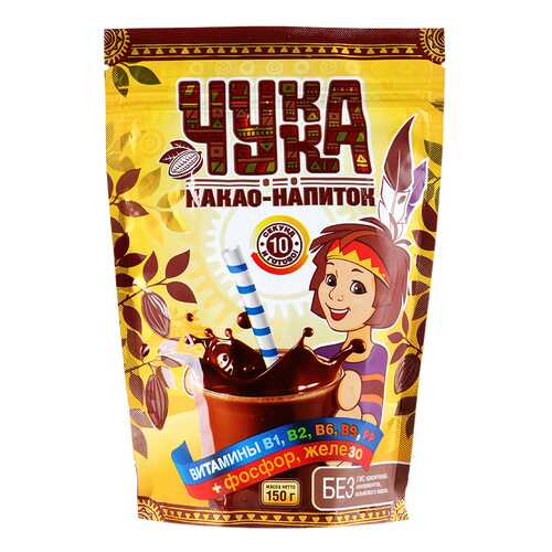 Какао-напиток Экологика чука гранулированный 150 г в Да