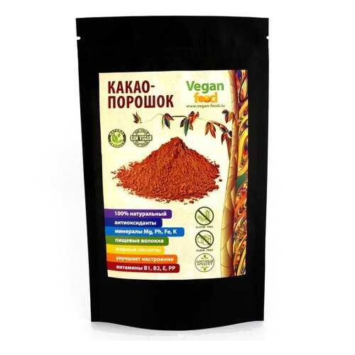 Какао-порошок Vegan Food натуральный 100 г в Да