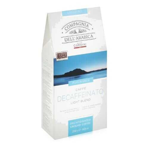 Кофе молотый Dell'Arabica Puro Arabica Decaffeinato в Да