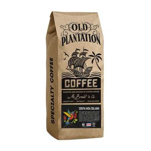 Кофе Old Plantation Specialty Coffee Costa Rica Colibri в зернах 250 г в Да