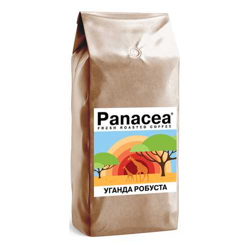 Кофе Panacea Уганда робуста, в зернах, 1000 гр в Да