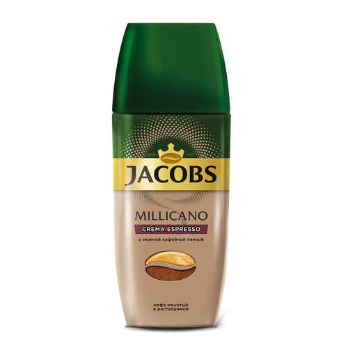 Кофе растворимый с добавлением молотого Jacobs millicano crema espresso 95 г в Да
