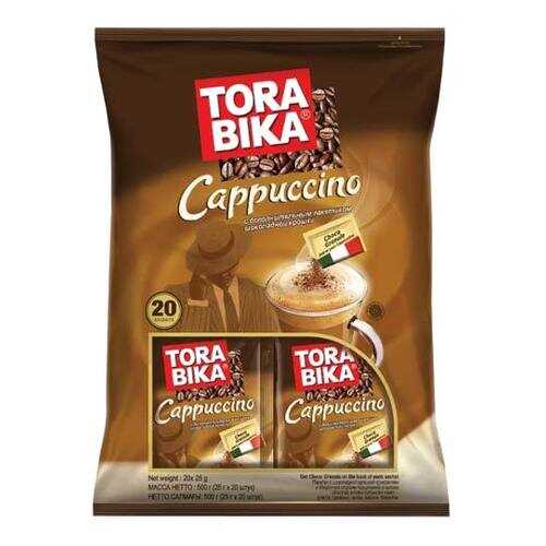 Кофе растворимый Tora bika Cappuccino 3 в 1 с шоколадной крошкой 20 шт 25 г в Да
