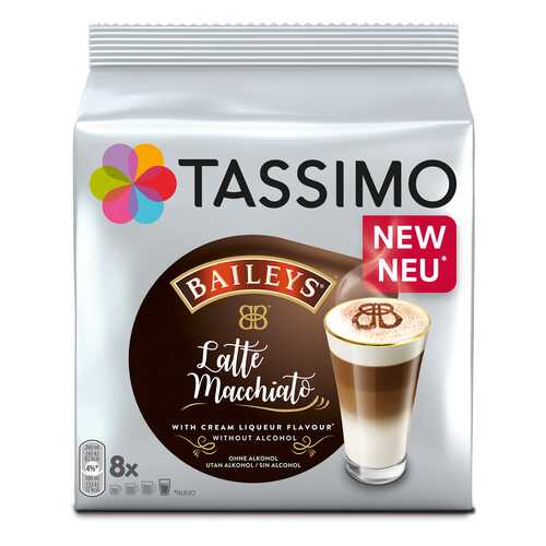 Кофе в капсулах Tassimo Latte Macchiato Baileys 8 порций в Да