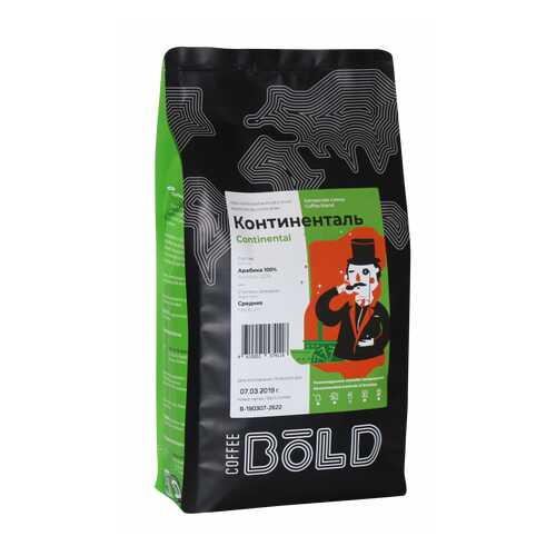 Кофе в зернах Bold бленд континенталь 500 г в Да