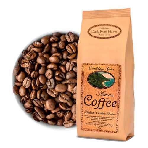Кофе в зернах Caribbean Spice Artisan Kosher Coffee Rum Grain ром 250 г в Да