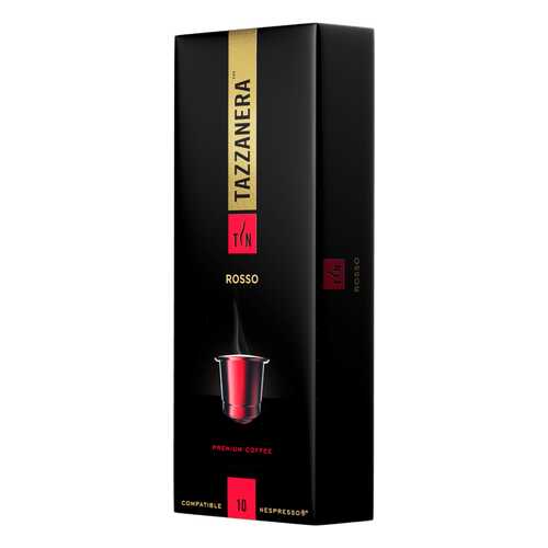 Кофе жаренный молотый натуральный «Rosso» т.з. TAZZANERA карт/уп 5г*10*12 (С) в Да