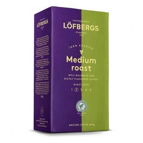 Молотый кофе Lofbergs Medium Roast 500 г в Да
