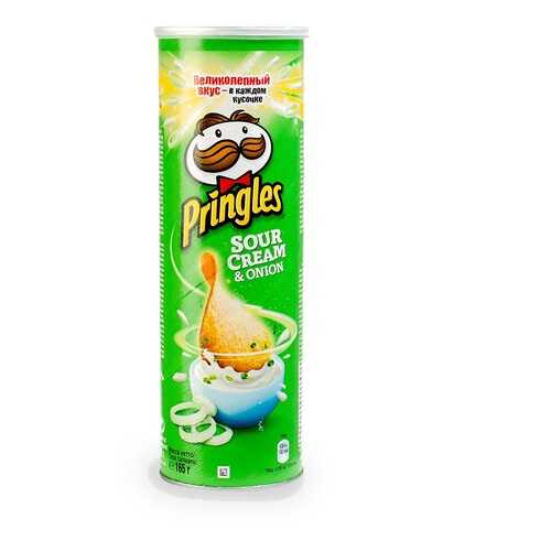 Чипсы картофельные Pringles со сметаной и луком 165 г Польша в Да