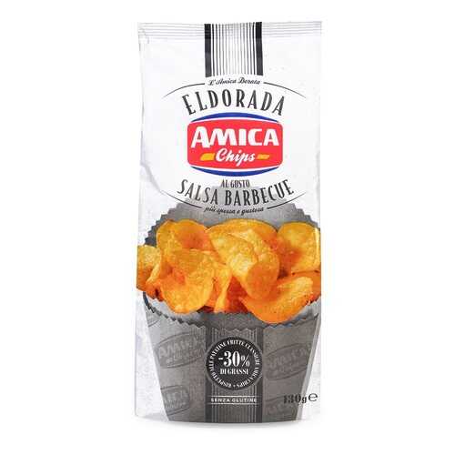Чипсы картофельные с соусом барбекю обезжиренные, Eldorada Amica Chips, 130 г, Италия в Да
