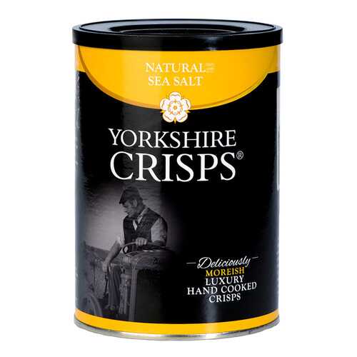Чипсы картофельные Yorkshire Crisps с морской солью 100 г в Да