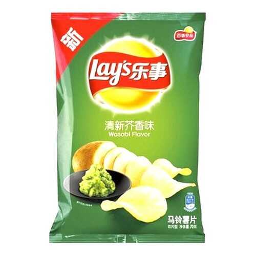 Чипсы «Lay’s» со вкусом васаби, 70гр. в Да