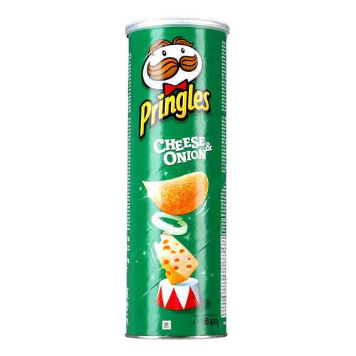 Чипсы Pringles со вкусом сыра и лука 165 г в Да