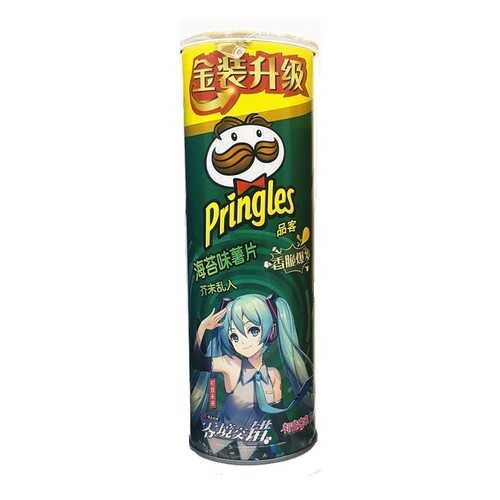 Чипсы Pringles со вкусом Васаби и водоросли Нори 110г,туба в Да
