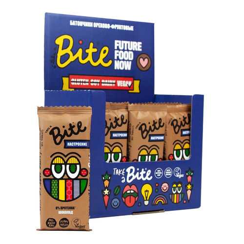 Батончик Take a Bite орехово-фруктовый шоколад 45 г в Да