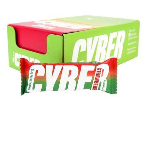 Батончик высокобелковый Cyber Bite со вкусом клубники 20 штук по 60 гр в Да