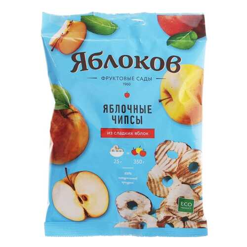 Чипсы фруктовые Мультяша из сладких яблок в Да
