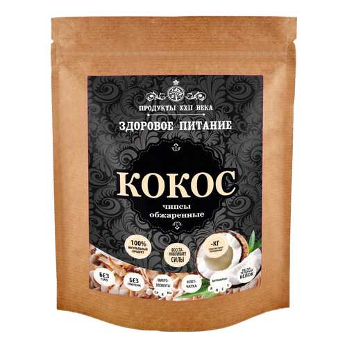 Кокосовые чипсы Продукты XXII века обжаренные 200 г в Да