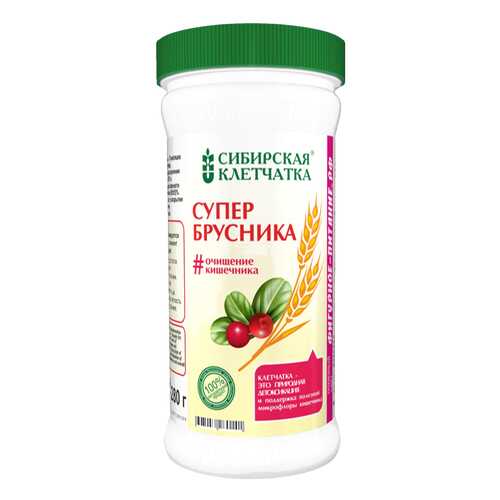 Клетчатка Сибирская супербрусника 280 г в Да