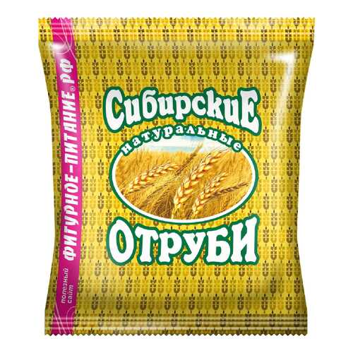 Отруби Сибирская Клетчатка пшеничные натуральные 200 г в Да