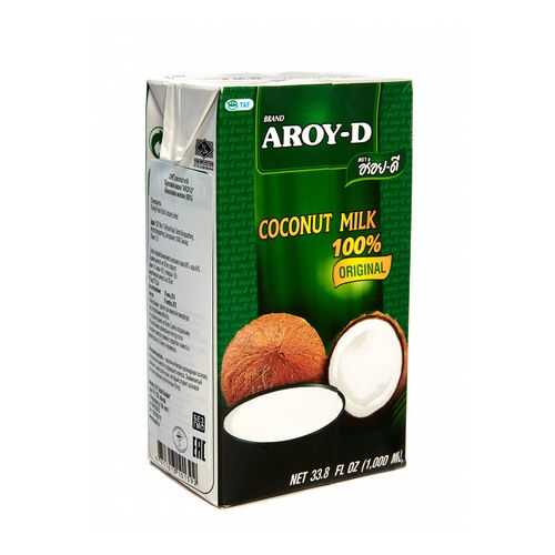 Кокосовое молоко Aroy-D жирность 17-19% 1 л в Да