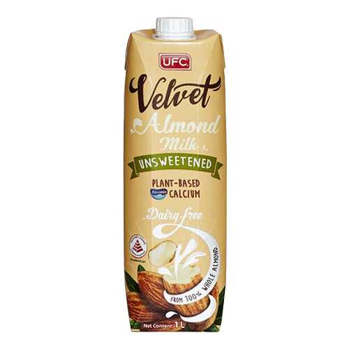 Миндальный напиток UFC Velvet Unsweetened без сахара 1000 мл в Да
