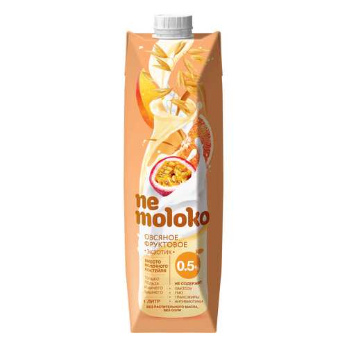 Напиток овсяный Ne moloko Экзотик 0.5% 1л в Да